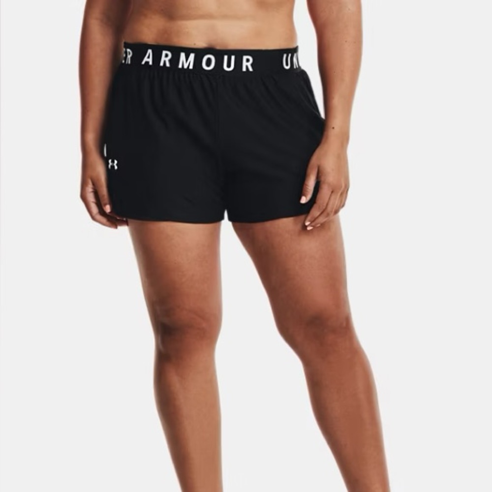 Under Armour Black Athletic Shorts Lightweight Performance